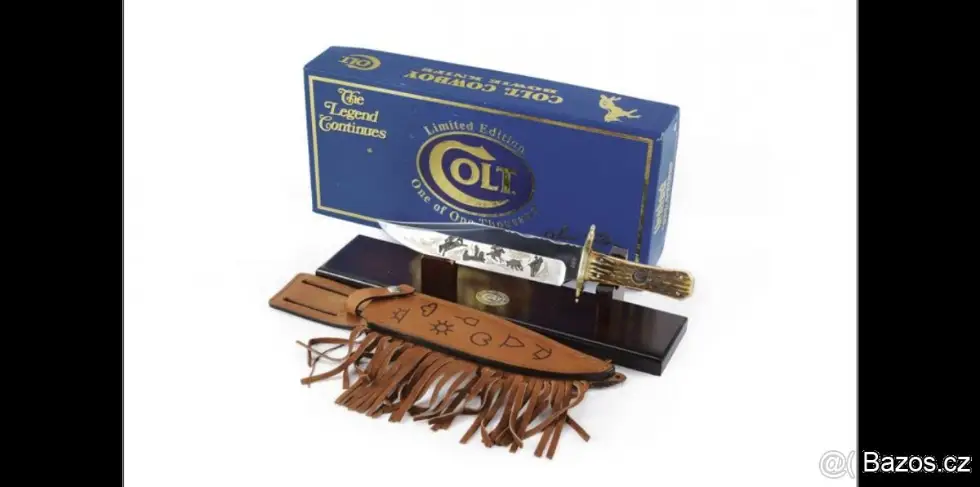 sběratelský nůž Colt Bowie – č. 107 / 1000