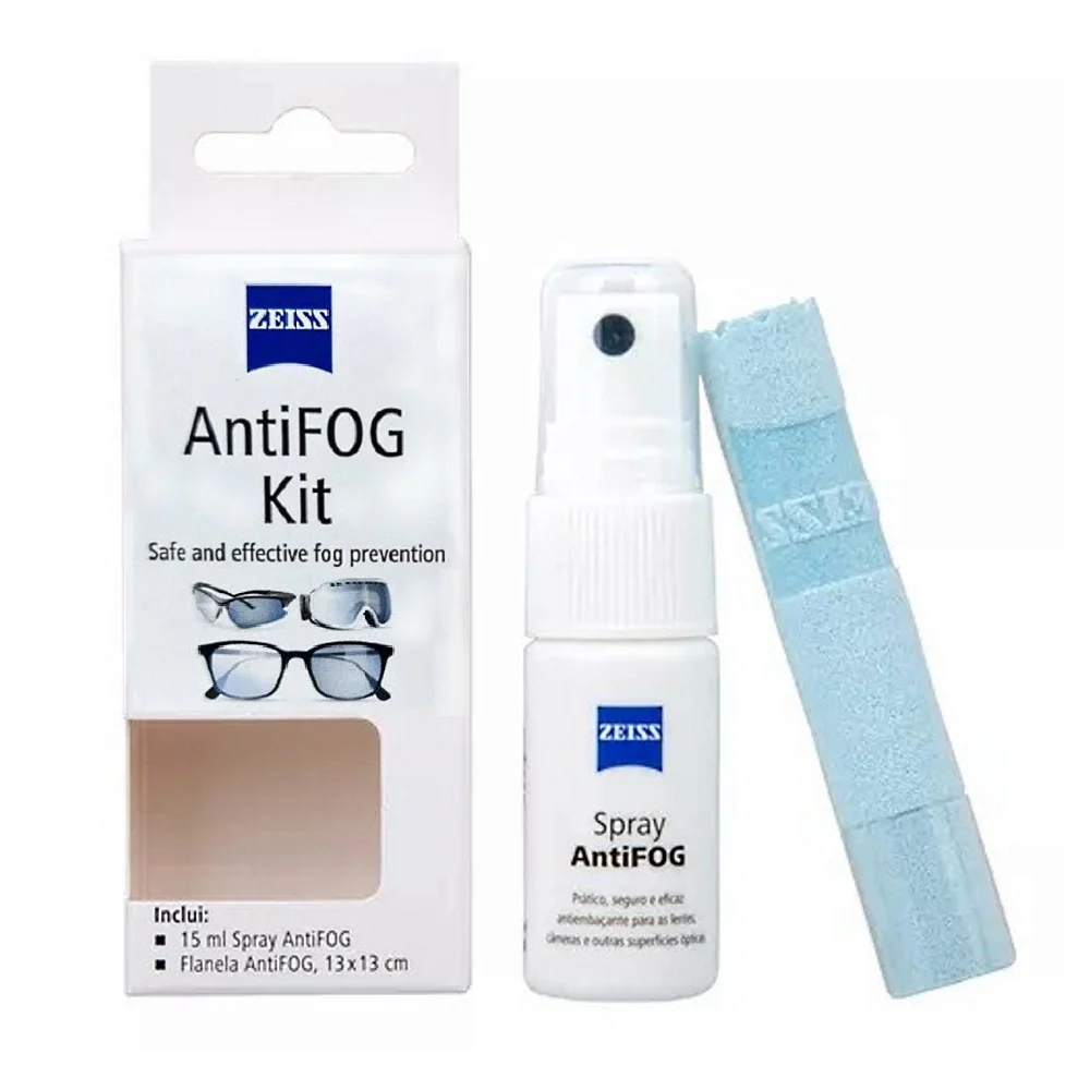 ZEISS Sada proti zamlžení – sprej 15 ml a utěrka 13×13 cm