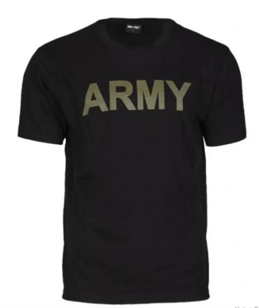 ARMY tričko černé