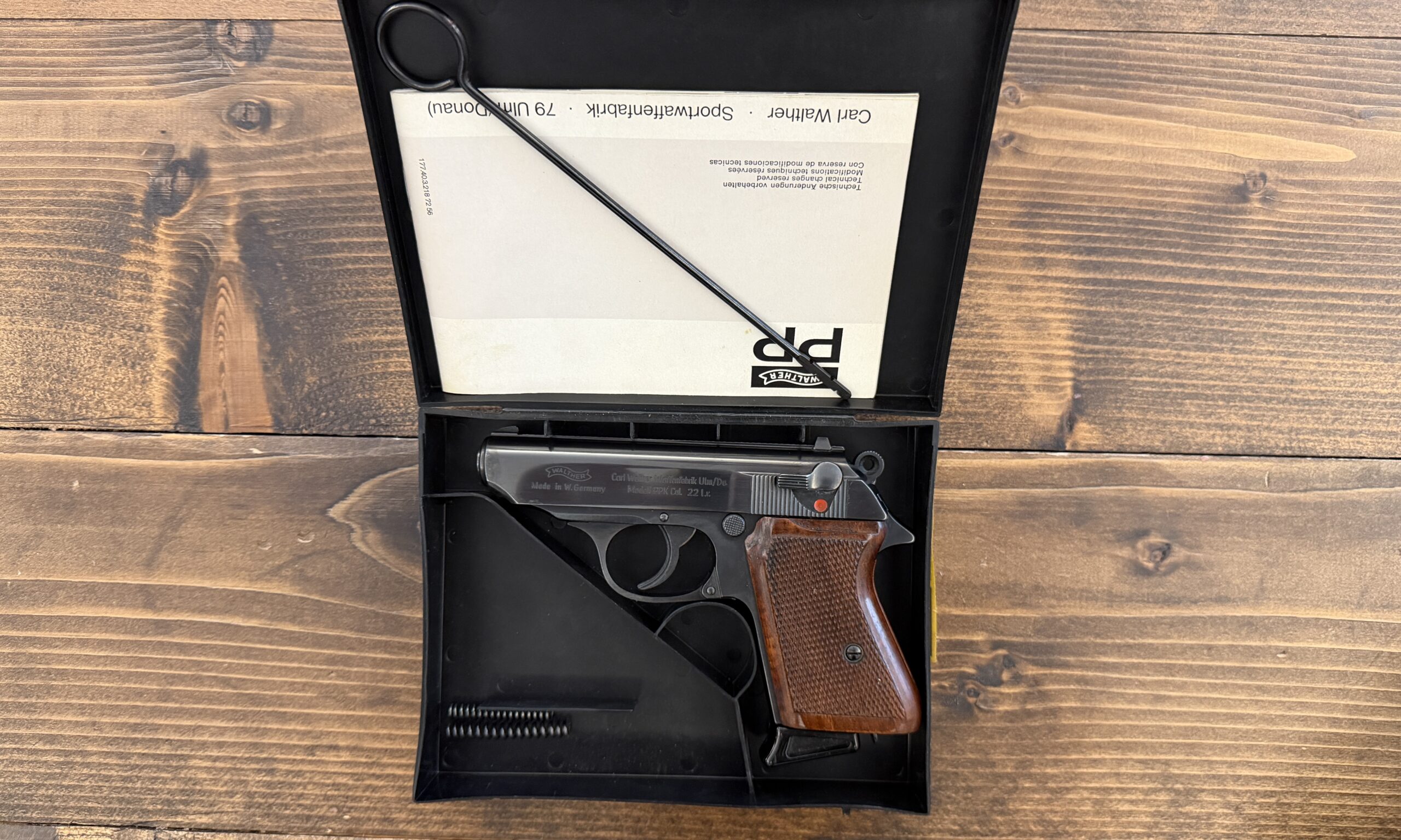 Walther PPK .22 LR – celoocelové provedení, nepoužitá pistole v původním stavu