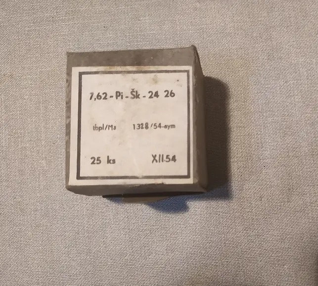 školní náboje 7,62 x 25