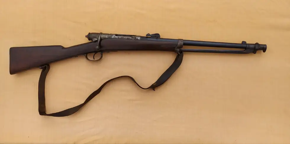 Italská karabina Vetterli M1870 s bajonetem