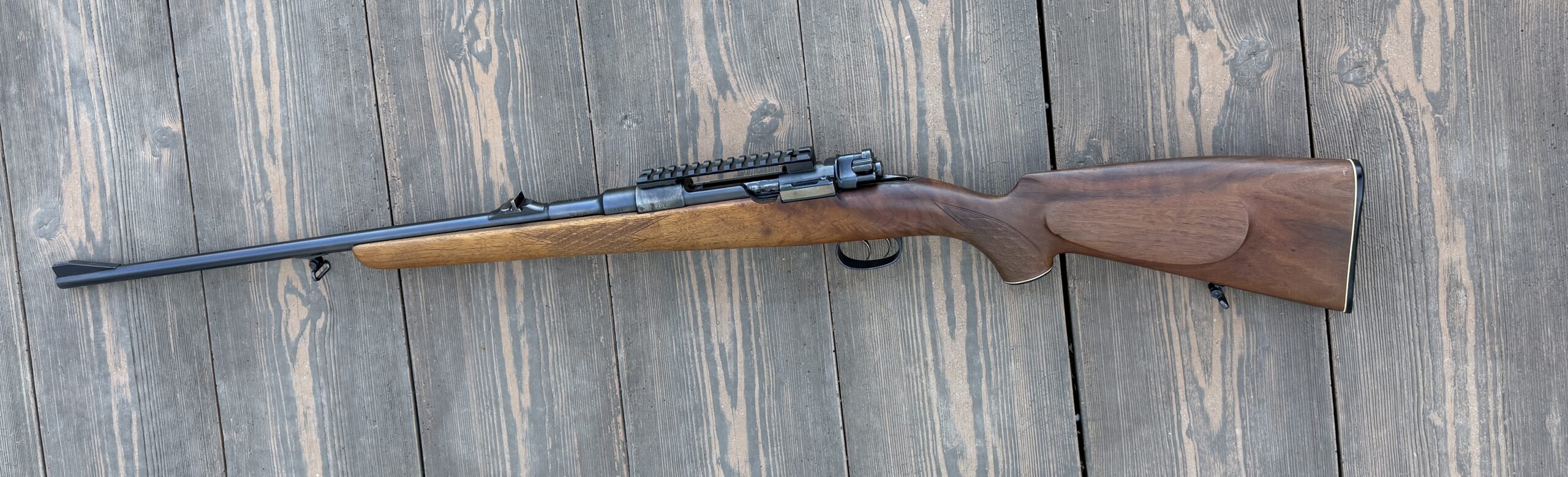 Mauser 98, .243 Winchester, picatinny rail