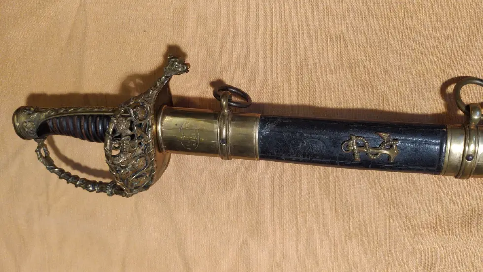 Námořní důstojnická šavle M1845